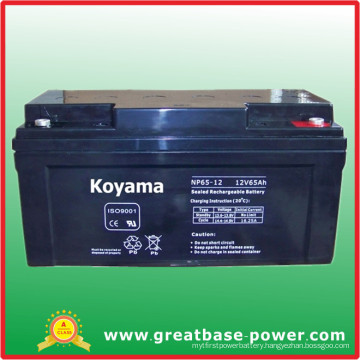 Maintenance Free Lead Acid Battery for Power Tools 65ah 12V